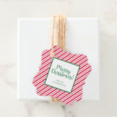 Candy Cane Gestreept Bedankjes Labels (In situ)