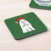 Candy Cane Ghost Bier Onderzetter (Linkerzijde)