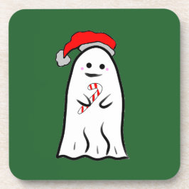 Candy Cane Ghost Bier Onderzetter
