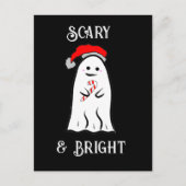 Candy Cane Ghost Briefkaart (Voorkant)
