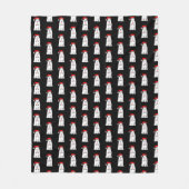 Candy Cane Ghosts Fleece Deken (Voorkant)