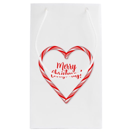 Candy Cane Gift Bag Klein Cadeauzakje (Achterkant)