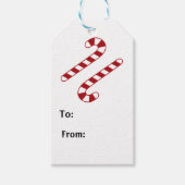 Candy Cane Gift Labels Cadeaulabel (Voorkant)