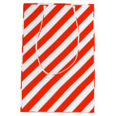 Candy Cane gift Medium Cadeauzakje (Achterkant)