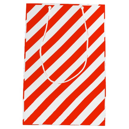 Candy Cane gift Medium Cadeauzakje (Achterkant)