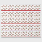 Candy Cane Gift Wrap Paper Cadeaupapier (Vlak)