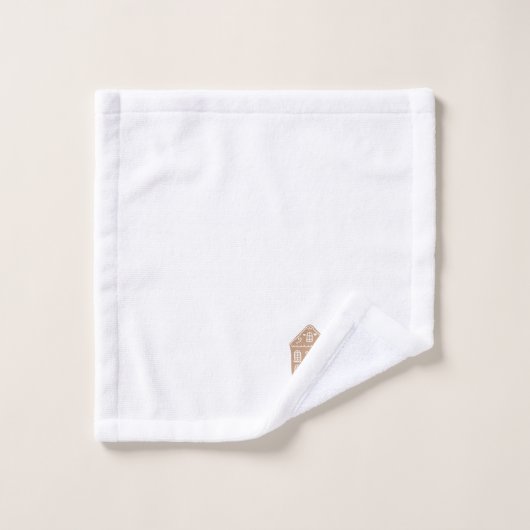 Candy Cane Gingerbrood Pattern Bath Towel Set Bad Handdoek (Wasdoekje)