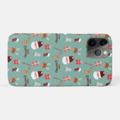 Candy Cane Gingerbrood Pattern Case-Mate iPhone Case (Achterkant (horizontaal))