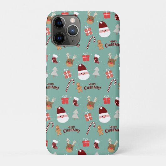 Candy Cane Gingerbrood Pattern Case-Mate iPhone Case (Achterkant)
