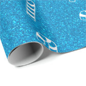 Candy Cane Glitter Holiday Cadeaupapier (Rol Hoek)