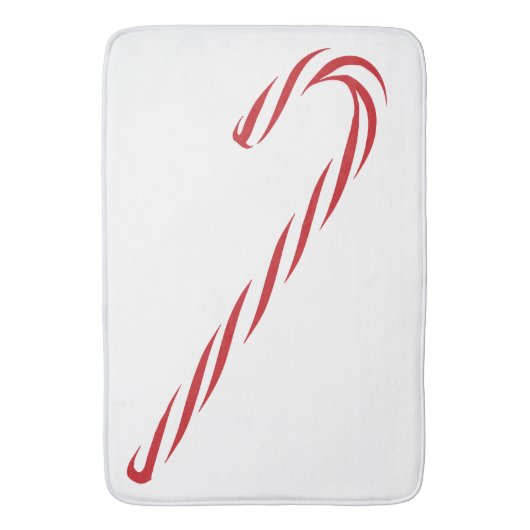 Candy Cane Graphic Badmat (Voorkant Verticaal)