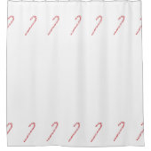 Candy Cane Graphic Douchegordijn (Voorkant)