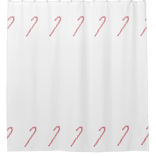 Candy Cane Graphic Douchegordijn (Voorkant)