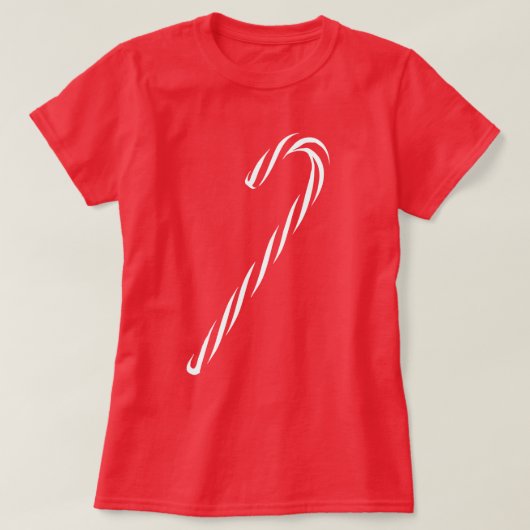 Candy Cane Graphic T-shirt (Design voorkant)