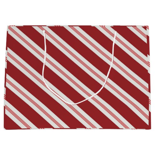 Candy Cane Groot Cadeauzakje (Voorkant)