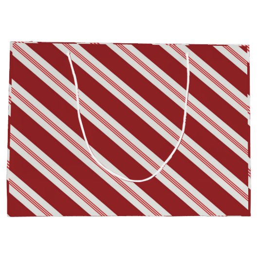 Candy Cane Groot Cadeauzakje (Achterkant)