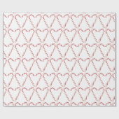 Candy Cane Heart - Kies je eigen achtergrond! Cadeaupapier (Vlak)