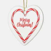 Candy Cane Heart Ornament (Links)