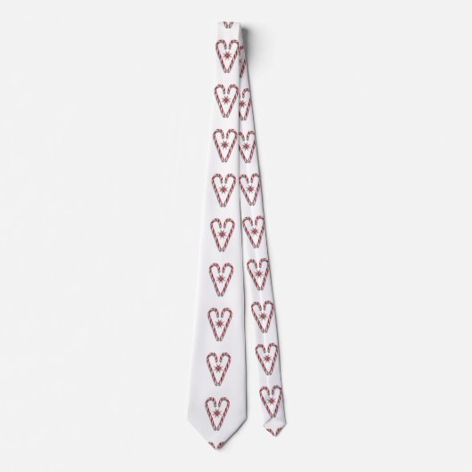 Candy Cane Heart Stropdas (Voorkant)