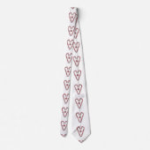 Candy Cane Heart Stropdas (Achterkant)