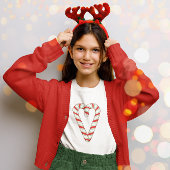 Candy Cane Heart T-shirt