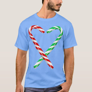 Candy Cane Heart T-shirt
