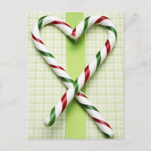 Candy Cane Hearts Briefkaart (Voorkant)