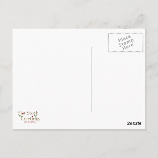 Candy Cane Hearts Briefkaart (Achterkant)