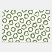 Candy Cane Hearts Kerstmis Joy Sweet Love Fun Inpakpapier Vel (Voorkant 3)