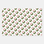 Candy Cane Hearts Kerstmis Joy Sweet Love Fun Inpakpapier Vel (Voorkant)