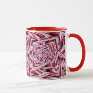 Candy Cane Holiday Coffee Mok