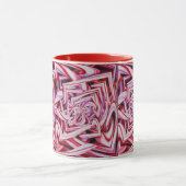 Candy Cane Holiday Coffee Mok (Midden)