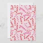 Candy Cane Holiday Invitation Kaart (Voorkant)