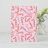 Candy Cane Holiday Invitation Kaart (Staand voorkant)