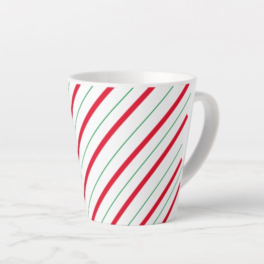 Candy Cane Holiday Latte Mok (Rechterhoek)