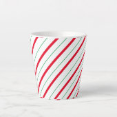Candy Cane Holiday Latte Mok (Voorkant)