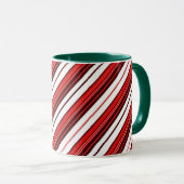 Candy Cane Holiday Mok (Voorkant rechts)