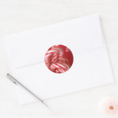 Candy Cane Holiday Stickers en Envelope Seals (Envelop)