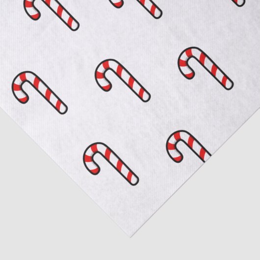 Candy Cane Holiday Tissue Paper Tissuepapier (Detail)