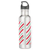 Candy Cane Holiday Waterfles (Achterkant)