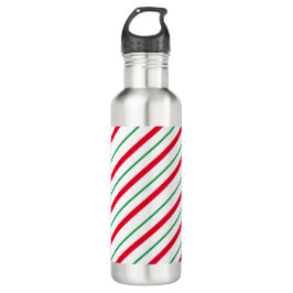 Candy Cane Holiday Waterfles