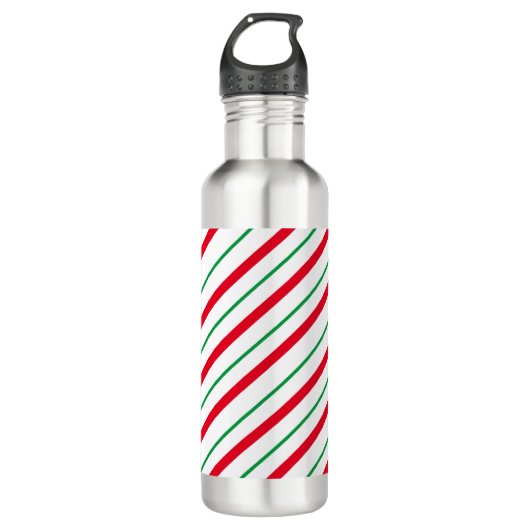 Candy Cane Holiday Waterfles (Voorkant)