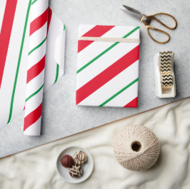 Candy Cane Holiday Wrapping Paper Cadeaupapier