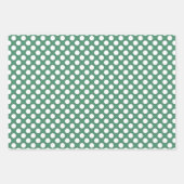 Candy Cane Holly Pattern Cute Holiday Kerstmis Inpakpapier Vel (Voorkant 3)