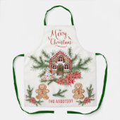 Candy Cane House, Gingerbrood man Poinsettia Pine Schort (Voorkant)