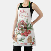 Candy Cane House, Gingerbrood man Poinsettia Pine Schort (Insitu)