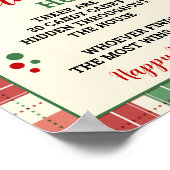 Candy Cane Hunt Kerstspel Plakken Teken Poster (Hoek)