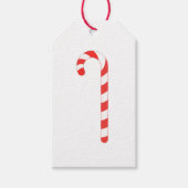 Candy Cane Illustration Classic Gift Labels Cadeaulabel (Voorkant)