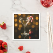 Candy Cane in een Kerstmartini Servet (Insitu)