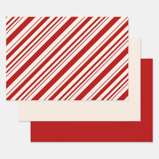Candy Cane Inpakpapier Vel (Set)